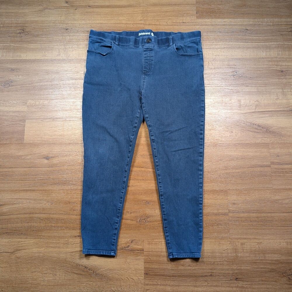 Betabrand  Skinny Leg Yoga Denim Jegging Skinny Jean Size XXL Stretch Casual